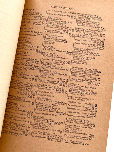 June 1, 1910. Catalogue of Practical and Scientific Books...  (cover title)