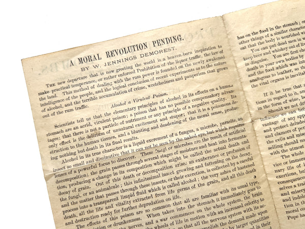 Prohibition Bombs. Vol. I, No. 16. April 17, 1886. "Patriotic Prohibition."