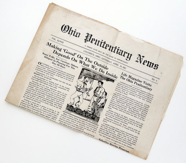 Ohio Penitentiary News Vol. XLVIII, No. 4 (Columbus, Ohio, Saturday, April 19, 1941)