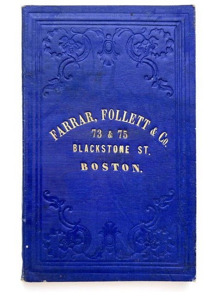 Catalogue of Goods from Farrar, Follett & Co. Importers of Tin Plate, Sheet Iron and Metals...