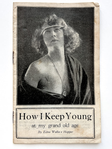 How I Keep Young, at my grand old age (cover title)