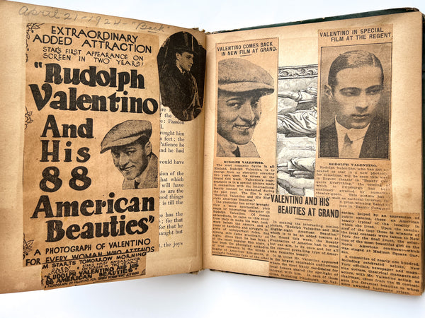Bunyan's Pilgrim's Progress in Words of One Syllable (and Rodolph Valentino scrapbook)