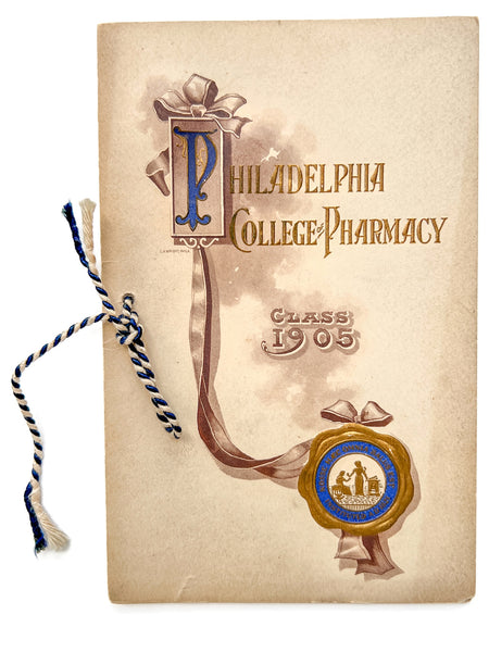 Philadelphia College of Pharmacy Class of 1905 Commencement Program