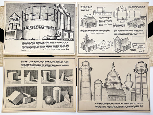PERSPECTOGRAPH (Milton Bradley perspective drawing apparatus)