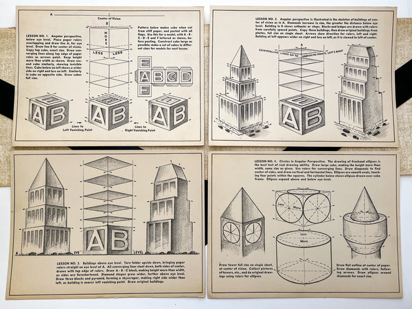 PERSPECTOGRAPH (Milton Bradley perspective drawing apparatus)