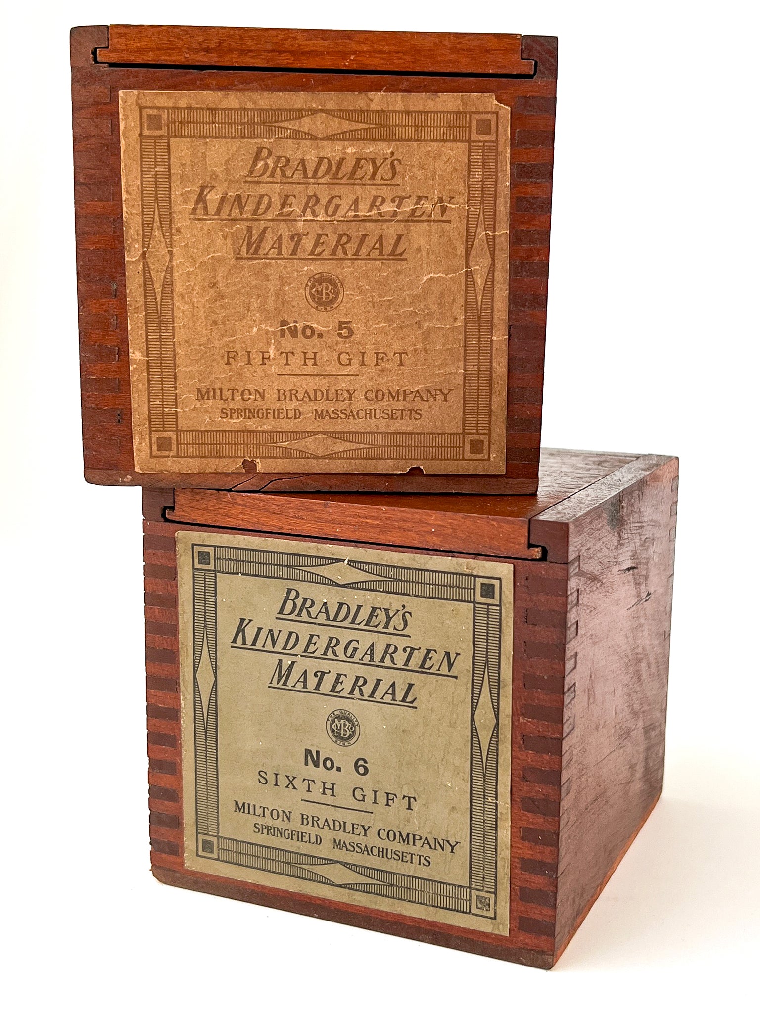 Bradley's Kindergarten Material No. 5 & 6, Fifth and Sixth Gifts