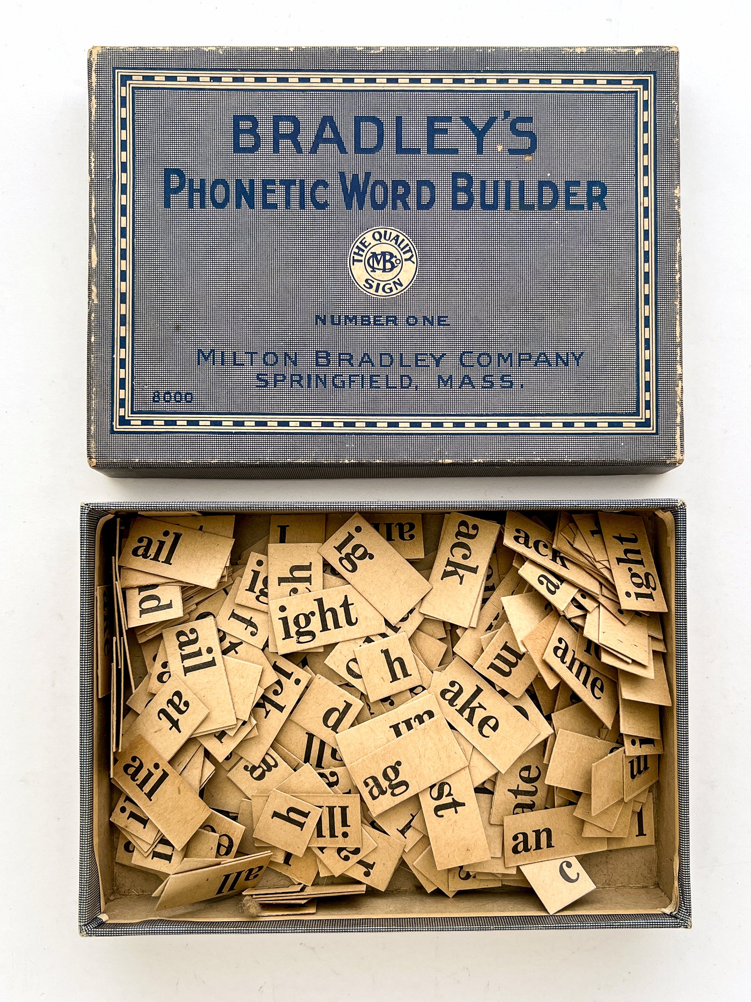 Bradley's Phonetic Word Builder, Number One (Milton Bradley #8000)