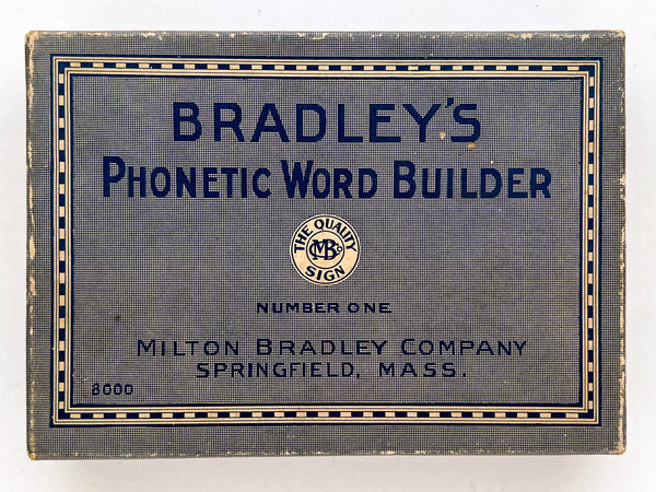 Bradley's Phonetic Word Builder, Number One (Milton Bradley #8000)