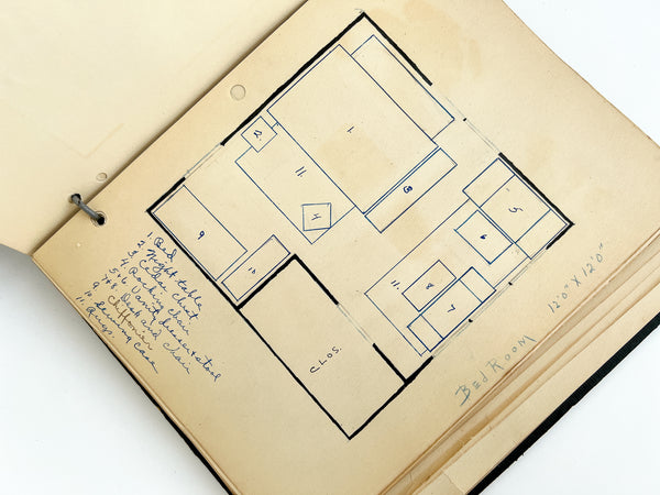 1920s Interior Design Class Project Binder