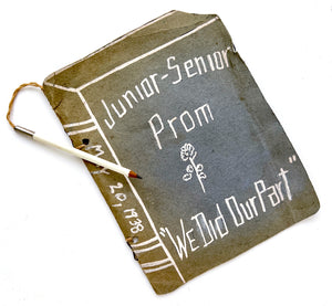 1938 Junior-Senior Prom Dance Card