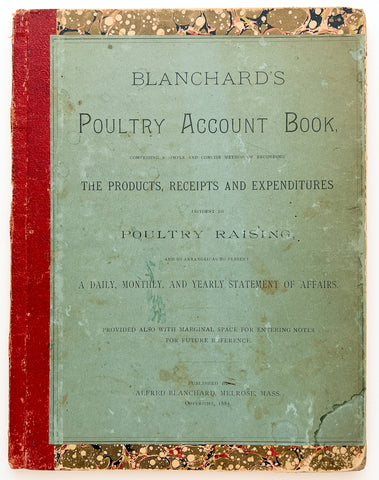 Blanchard's Poultry Account Book