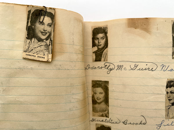 Mary Lou Carson’s Homemade 1950s Movie Star “Autograph” Scrapbook Album