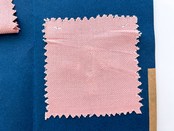 Reprise Perdue (mending examples from French sewing course)