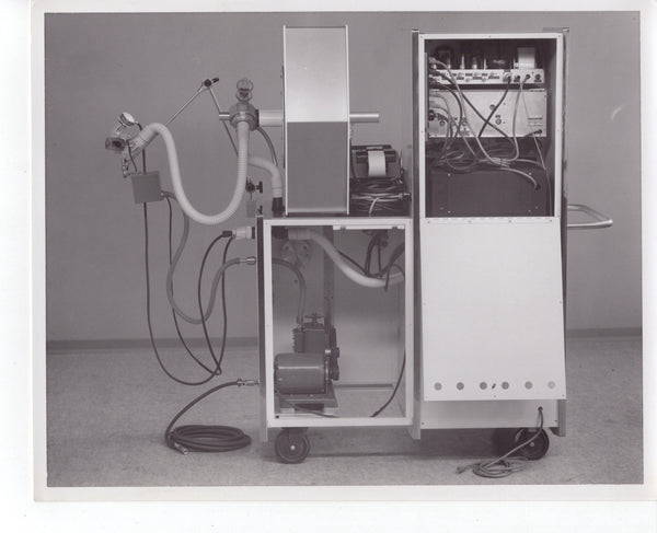 Gorgeous and disquieting photographs of electric medical devices, ca. 1950s
