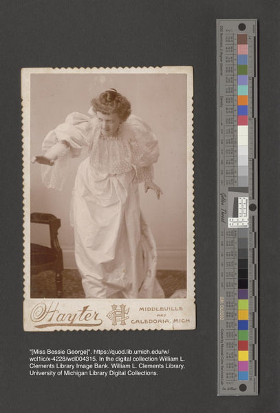 Opera House To-Night: Closing Recital by Miss George and Class in Elocution and Delsarte (Michigan, 1896)