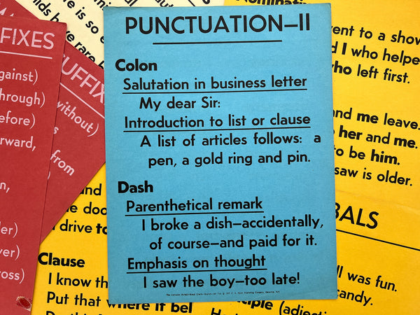 The Instructor Bulletin-Board Charts, English