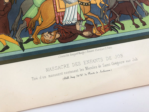 Massacre des Enfants de Job (single plate from 'Les Arts Somptuaires')