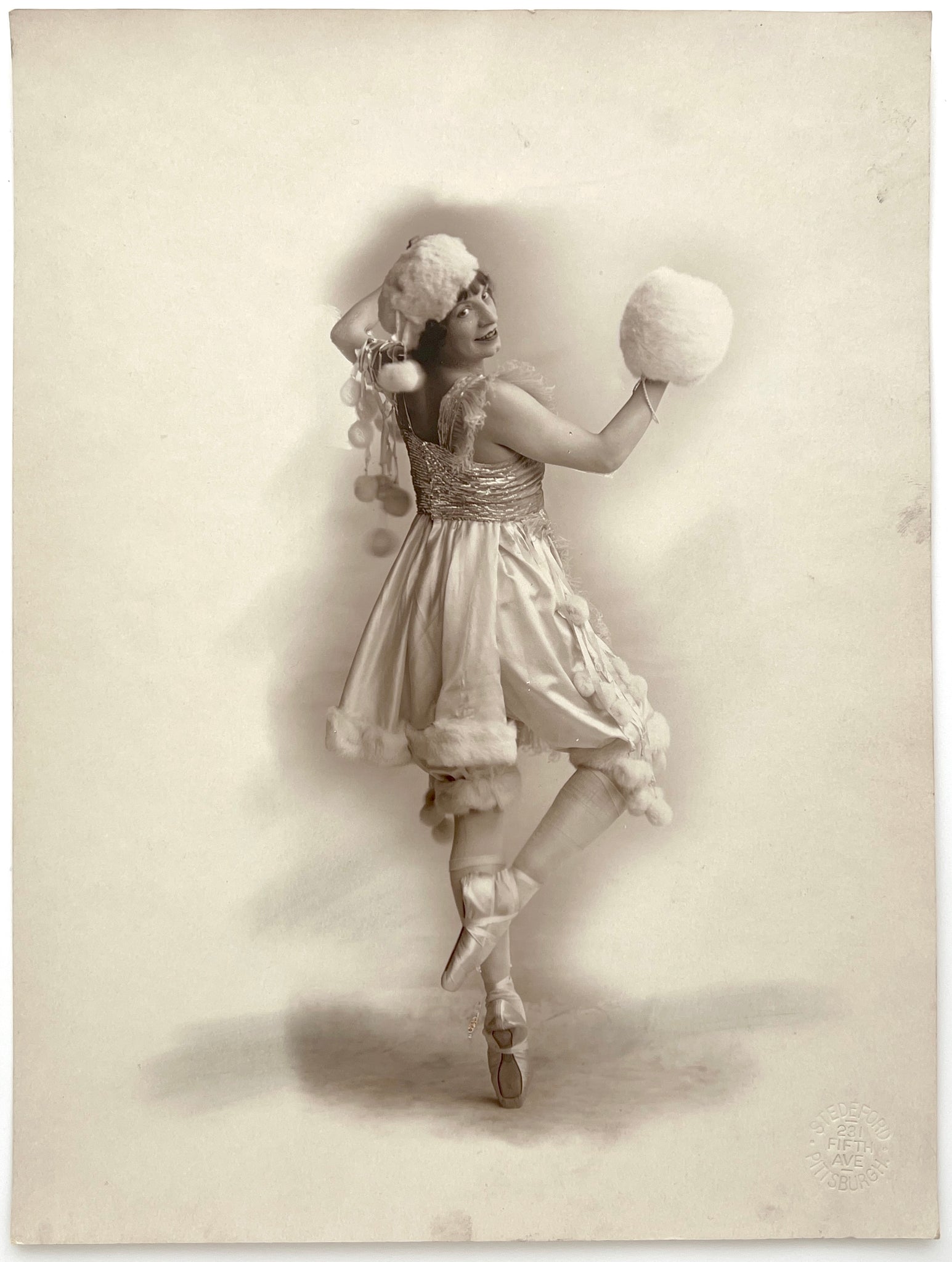 Photograph of an Androgynous Ballerina in Costume