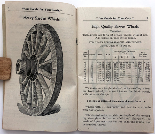 The Muncie Jobbing & Manufacturing. Co. Special Price List No. 30 (1919 catalog of wagons, buggies, wheels, etc.)