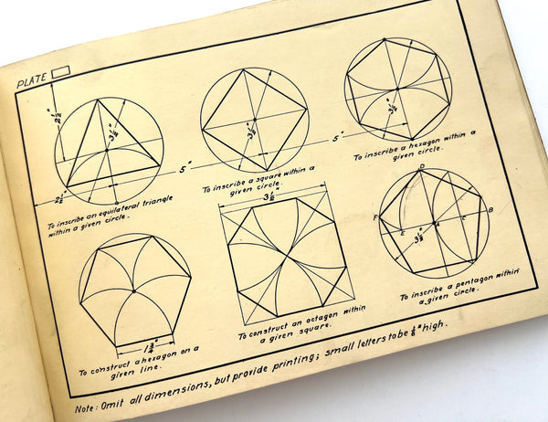Geometrical Drawing: A Collection of Plates for Practical Use in Elementary Mechanical Drawing