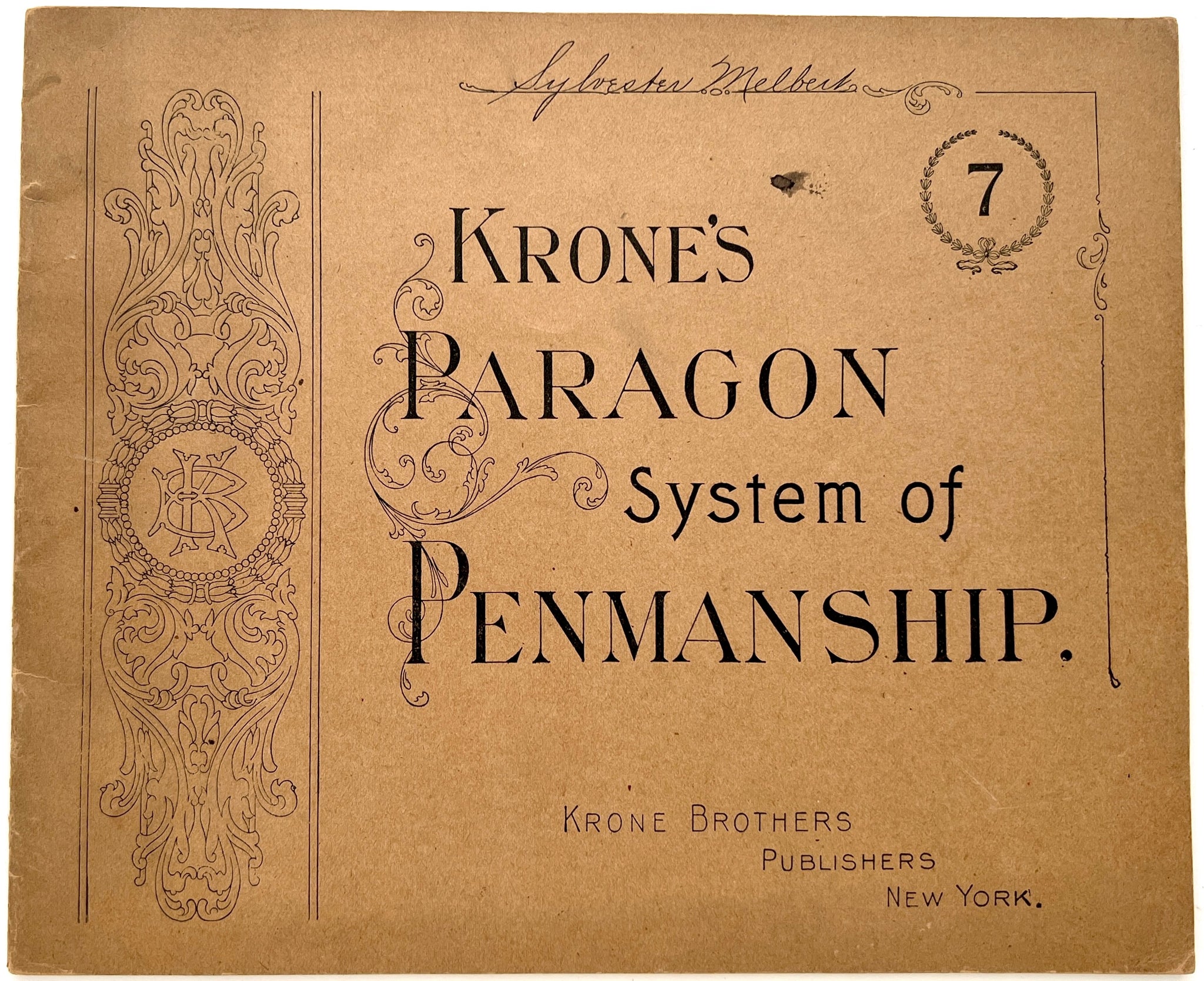 Krone's Paragon System of Penmanship, Book No. 7