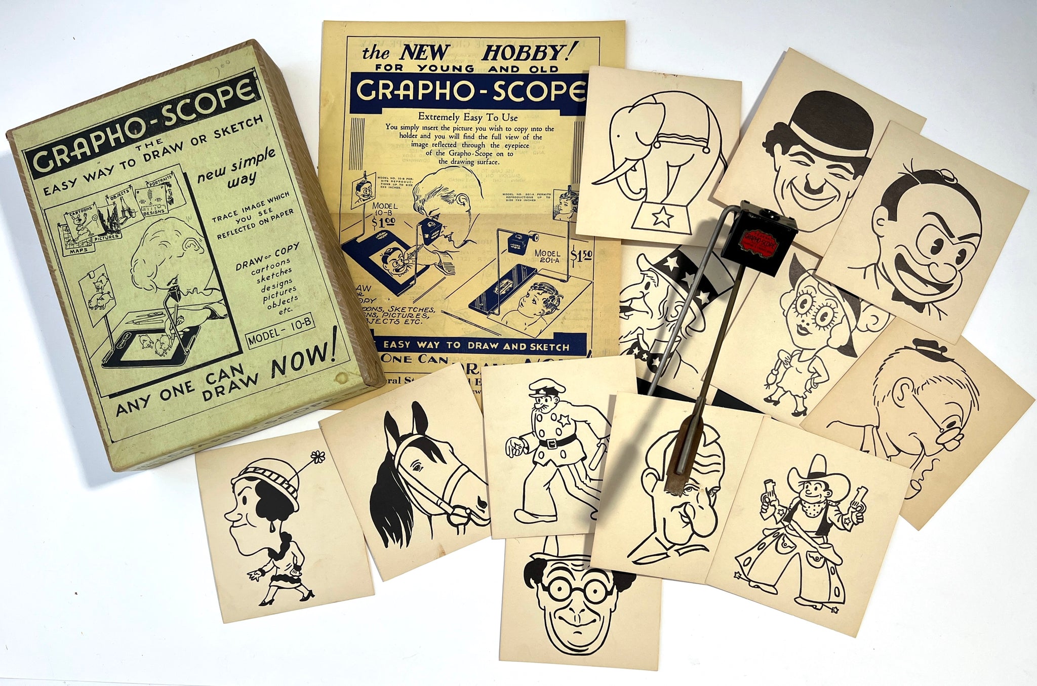 Grapho-Scope: The Easy Way to Draw or Sketch! with drawing examples