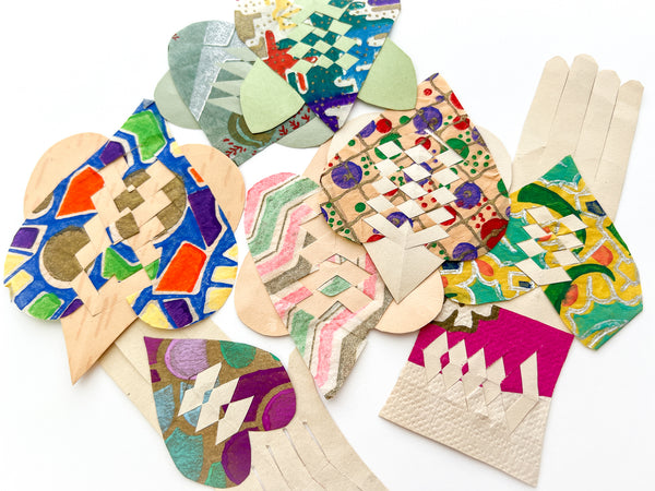 Collection of 30 "Little quilt hands I made, 1931-1932"