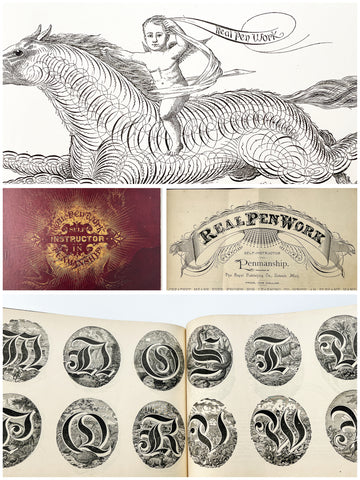 Real Pen Work Self-Instructor in Penmanship