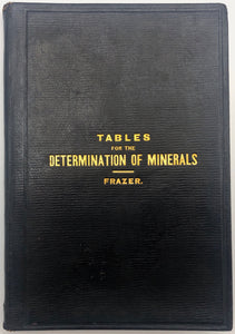 Tables for the Determination of Minerals