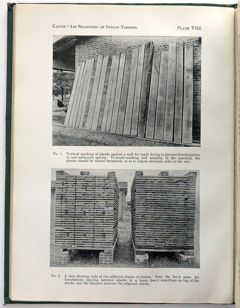 A Manual on the Seasoning of Indian Timbers
