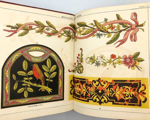 Manual of Buhl-work and Marquetry, with Practical Instructions for Learners, and Ninety Colored Designs
