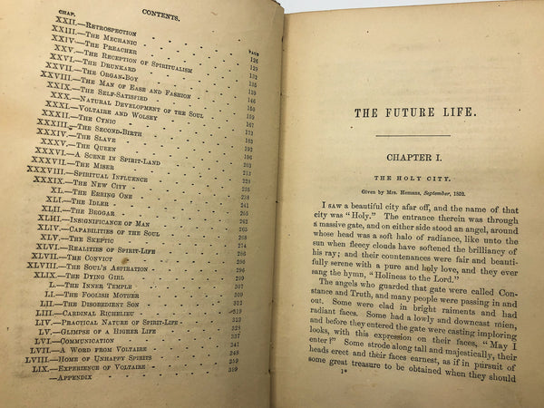 The Future Life: as Described and Portrayed by Spirits, through Mrs. Elizabeth Sweet