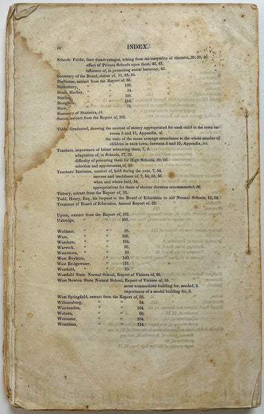 Fourteenth Annual Report of the Board of Education, together with the Fourteenth Annual Report of the Secretary of the Board (House No. 1, Jan. 1851)