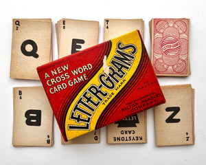 Letter-Grams: A New Cross Word Card Game (Milton Bradley #4141)