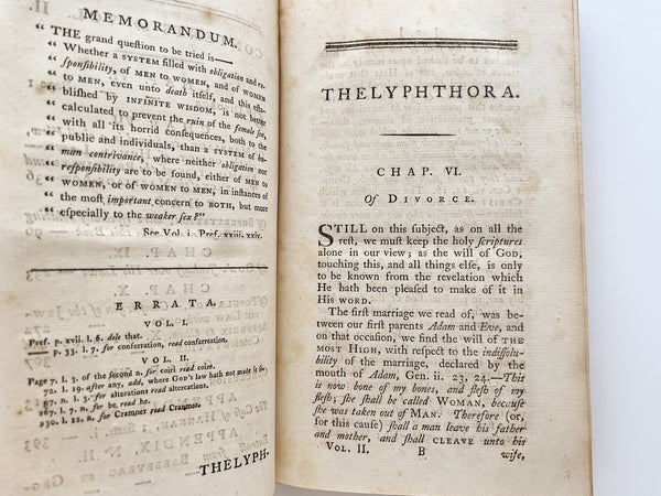 Thelyphthora; or, A Treatise on Female Ruin