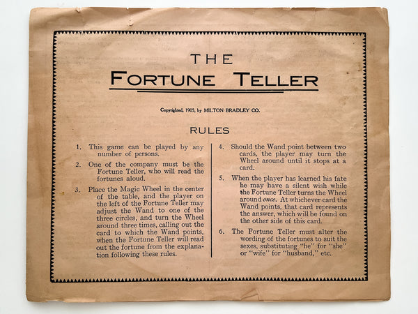 The Fortune Teller: A Novel and Exciting Game