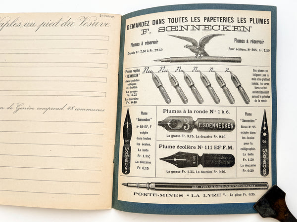 Cahiers d'écriture / Grosse Nos. 1 2 3 & Ronde [4] French penmanship workbooks