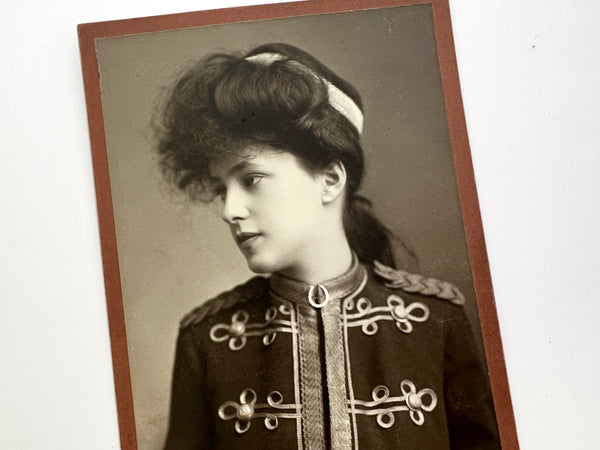 Photograph of a Young Woman / Majorette (Cabinet Card)