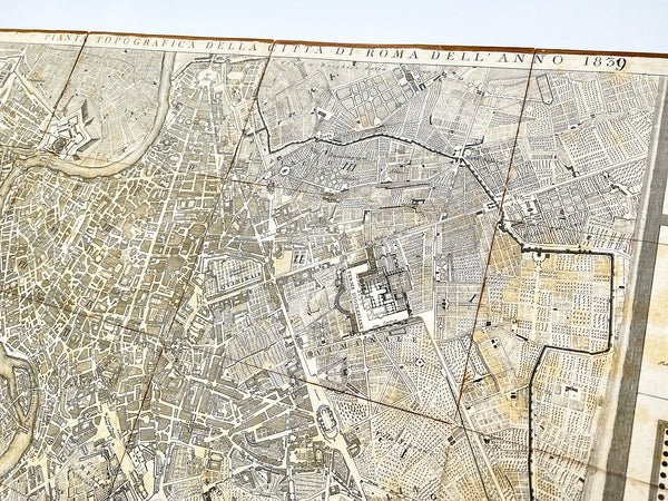 Pianta Topografica della Citta de Roma dell' Anno 1839 (1830) [Map of Rome]