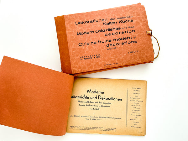 Dekorationen der modernen Kalten Küche / Modern Cold Dishes and their Decoration / Cuisine froide modern et decorations