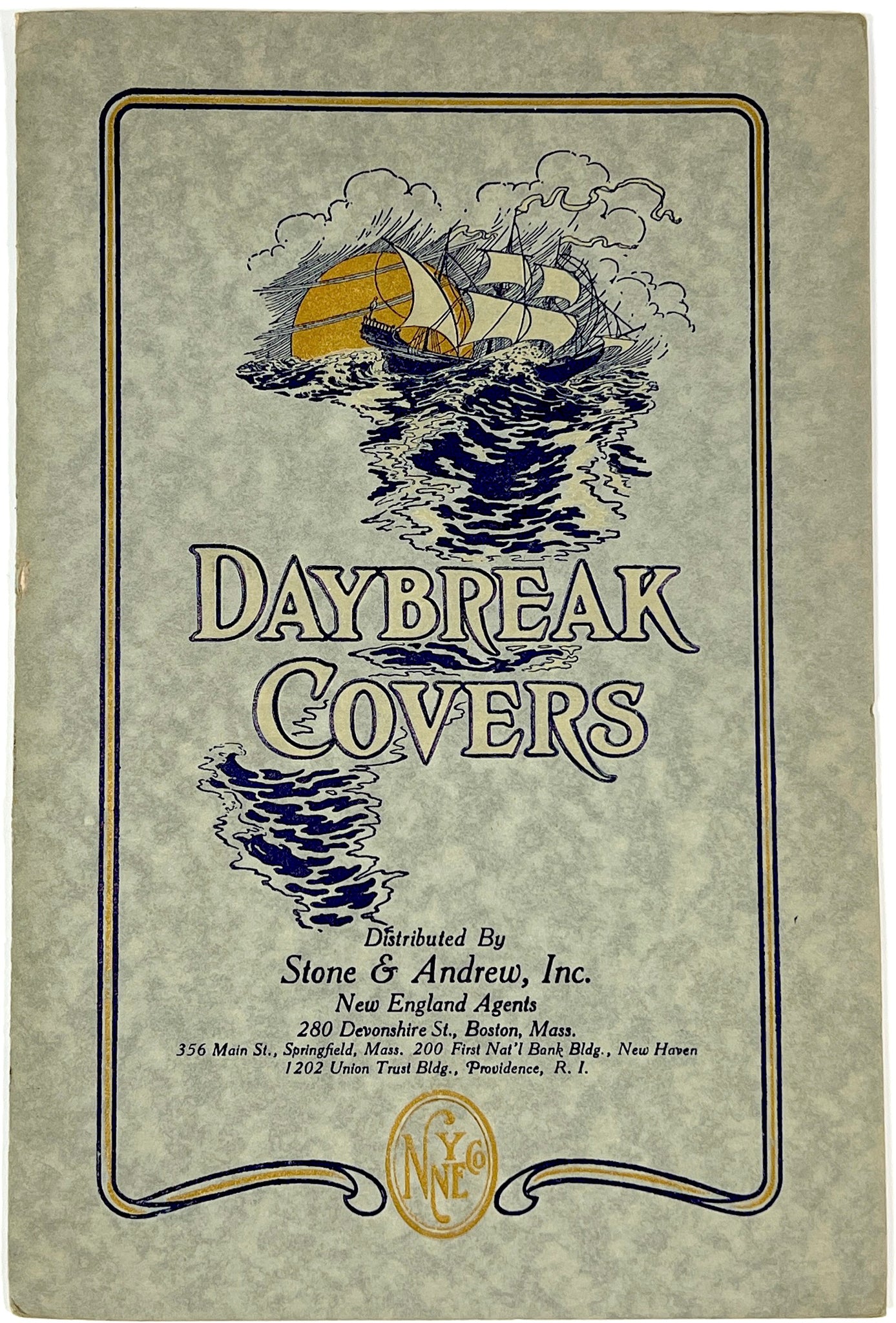 Daybreak Covers (New York-New England Co. paper sample book)