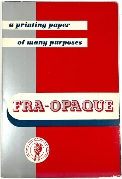 Fra-Opaque: A Printing Paper of Many Purposes (paper sample book)