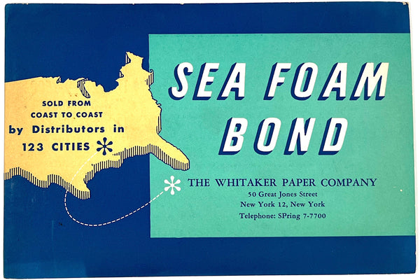 Sea Foam Bond (paper sample book)