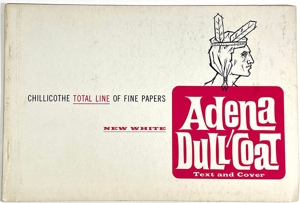 Chillicothe Adena Dull / Coat Text & Cover (paper sample book)
