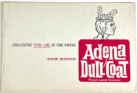 Chillicothe Adena Dull / Coat Text & Cover (paper sample book)