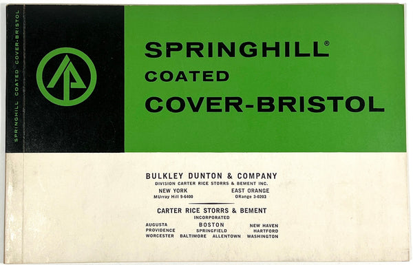 Springhill Coated Cover-Bristol (paper sample book)