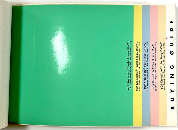 On-the-Level DAVAC Label Papers (paper sample book)