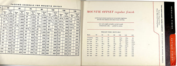 Mountie Offset (paper sample book)