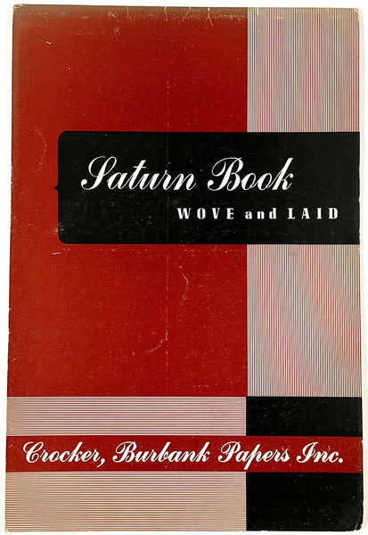 Saturn Book Wove and Laid (paper sample book)