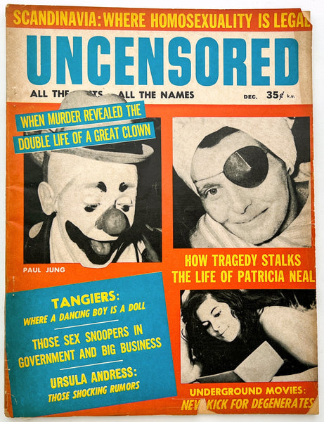 UNCENSORED Vol. 14, No. 6. December, 1965 (Magazine)